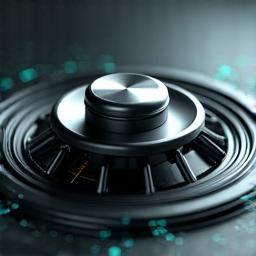 3D render of a speaker diaphragm on a design software interface
